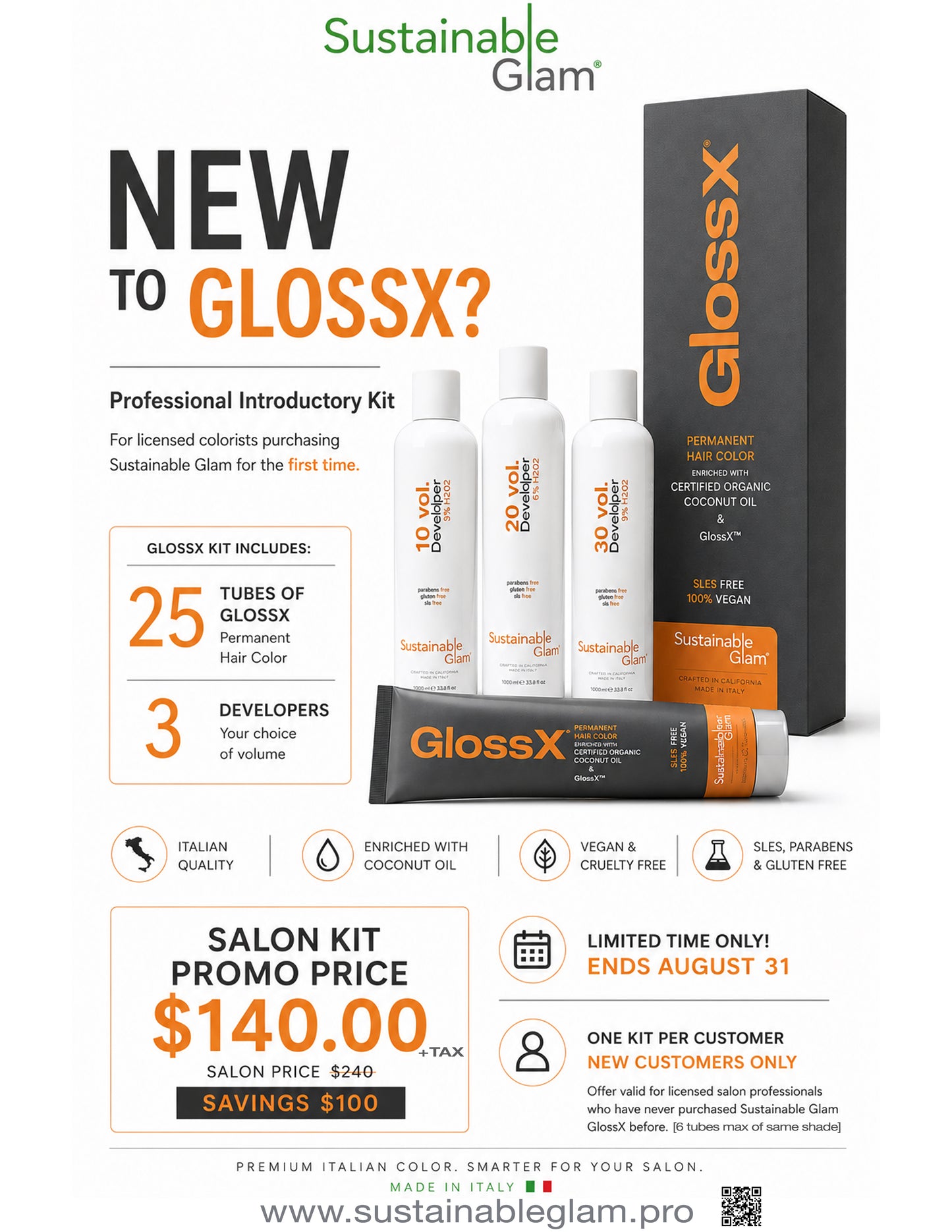 GlossX New Customer Promo kit